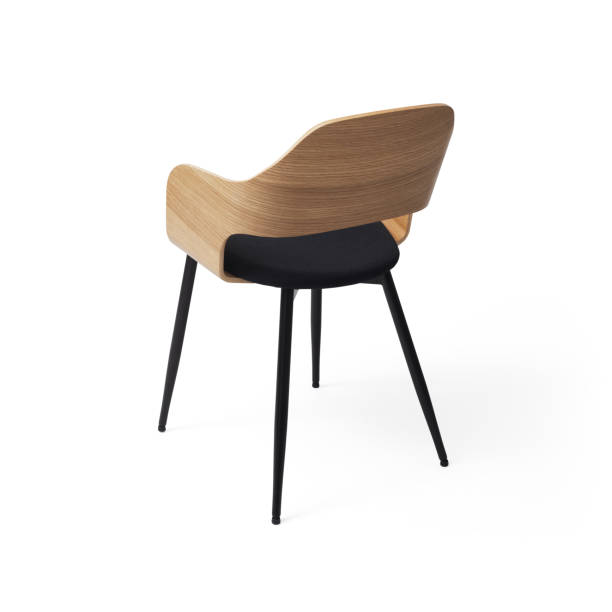istock Elegant wooden chair isolated on white background 2154973464