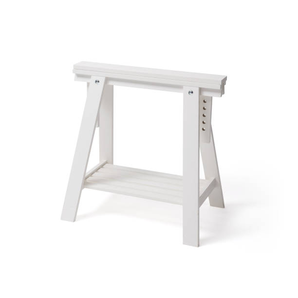 istock Sawhorse stand isolated on white background 2154973525