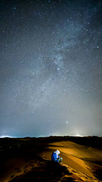 istock Desert Night Sky with Stars 2154974374