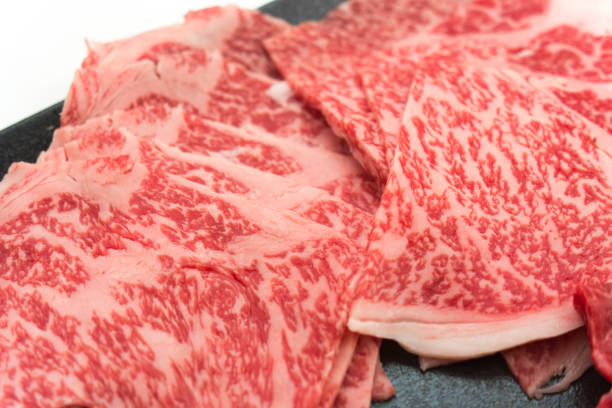 Wagyu beef loin for sukiyaki