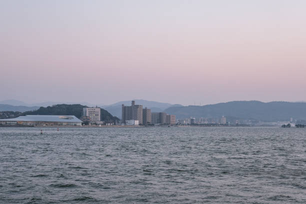 istock Lake Shinji at dusk 2154981469