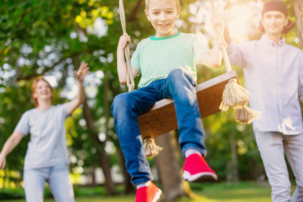 istock Family having holidays in natural park. 2154983721