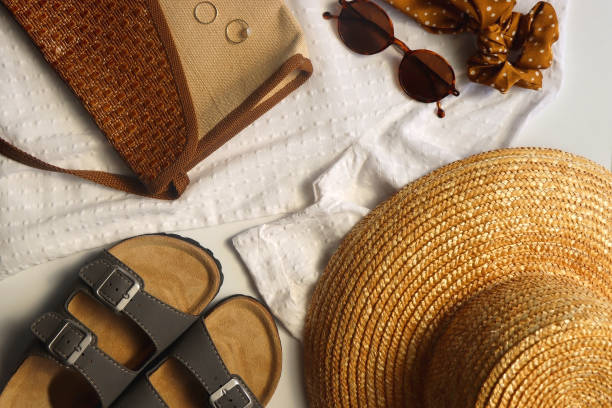 istock White Blouse And Summer Accessories 2154983888