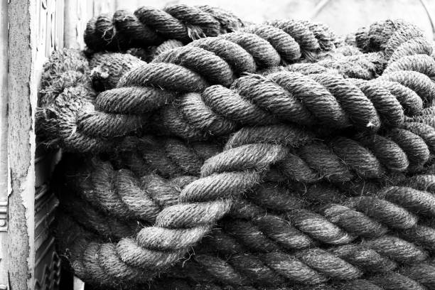 Ship, Knotted, Sea, Old, Tie, Rope - Manufactured Object, Cord, Textured, Flax - Crop , Ship's winch
