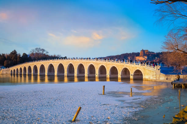 istock Seventeen-Arch Bridge at Summer Palace in Beijing, China 2154991543