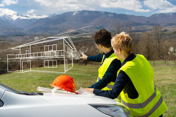 istock A couple planning a new house against a moutain backdrop 2154995075