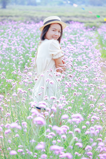 Cute Woman in Garden