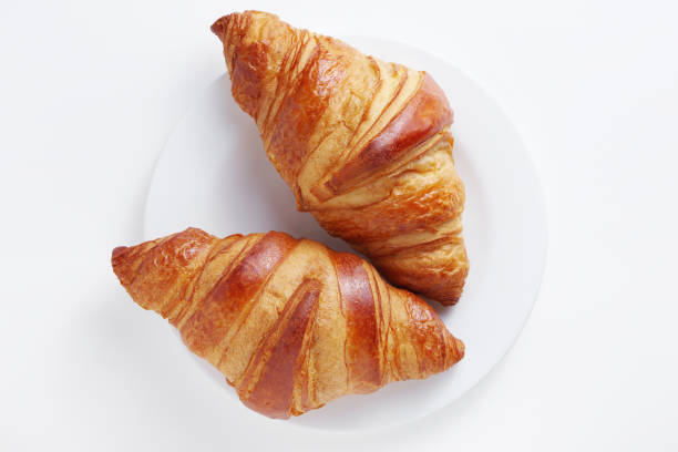 istock Croissants on a plate 2154999555