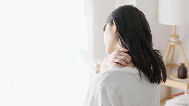 istock Women suffering from dry skin 2154999753