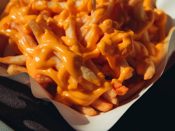 istock french fries with cheese 2155004427