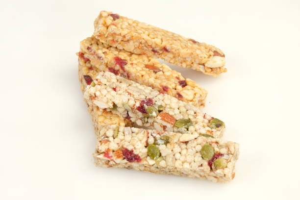 istock Various granola bars ,Cereal granola bars. Superfood breakfast bars 2155006978