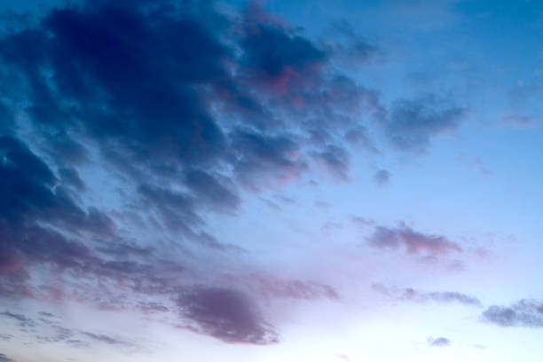 beautiful colorful sky and cloud in twilight time background.