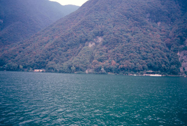 istock Lake Lugano, coasts rich in vegetation, 1 2155020307