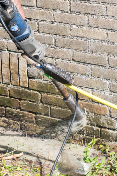 istock Water cooled drilling of a ventilation hole 2155021140