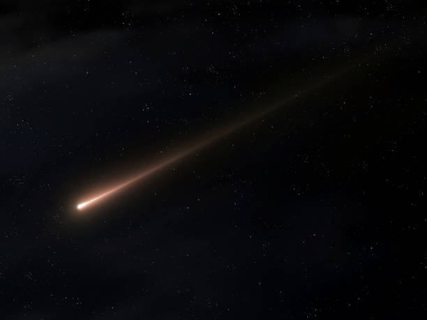 istock Meteor against a background of stars. 2155022471