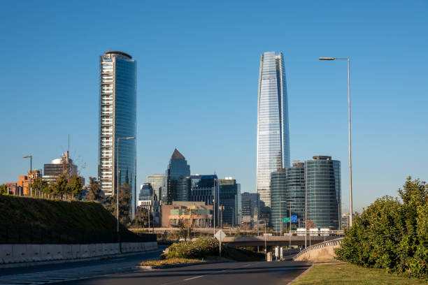 istock Santiago de Chile skyscrapers at dawn 2155023164