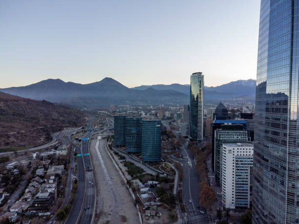 istock Santiago de Chile skyscrapers at dawn 2155023206