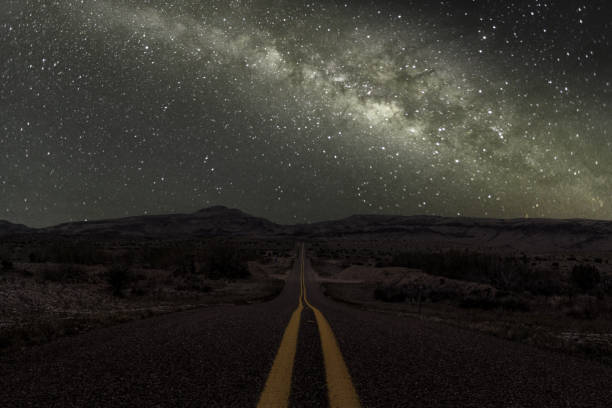 istock The milky way over  a backroad in Texas 2155024291