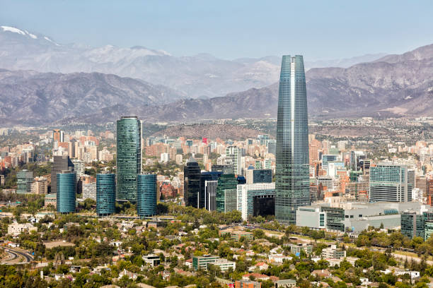 istock Santiago de Chile, Aerial View 2155025677