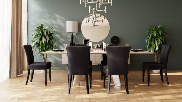 istock Large luxury modern bright interiors Living room mockup illustration 3D rendering computer digitally generated image 2155026225