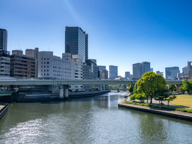 istock Big City Osaka Nakanoshima 2155026481