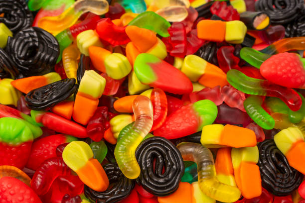 istock Assorted colorful gummy candies. Jelly  sweets. 2155028948