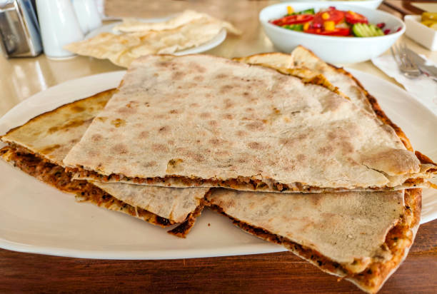 Traditional turkish pita bread at ankara turkey