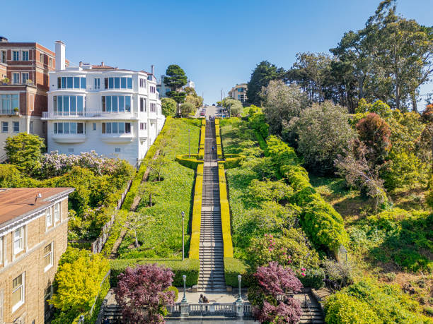 istock Aerial View Lyon Street Stairs 2155036337