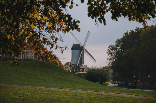 istock The mill in the autumn park 2155043319