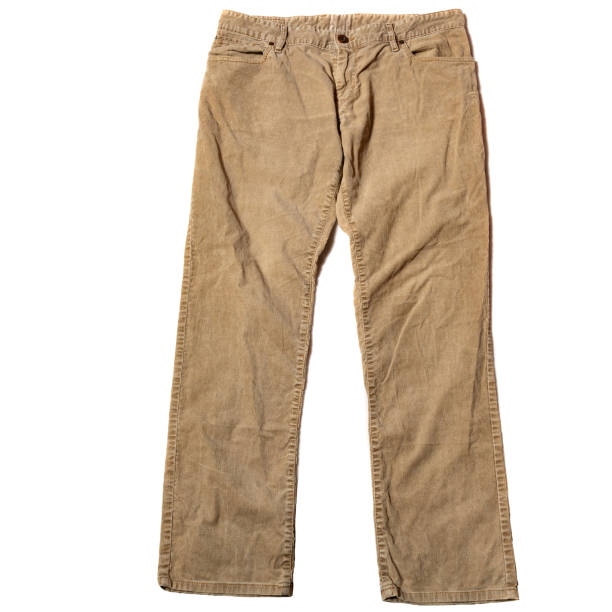 istock classic corduroy trousers on a white background 2155043536