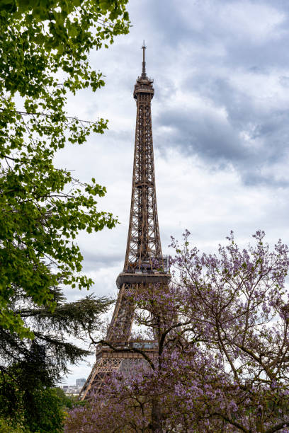 istock Photo of the Eiffel Tower over Paris 2155044012