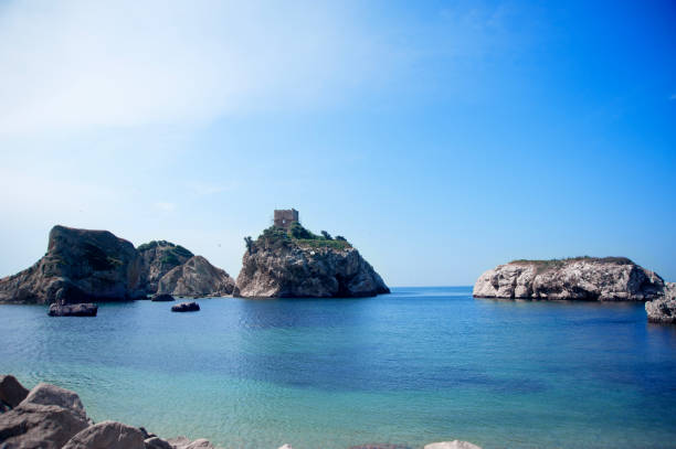 istock Beautiful sea under blue sky 2155045873