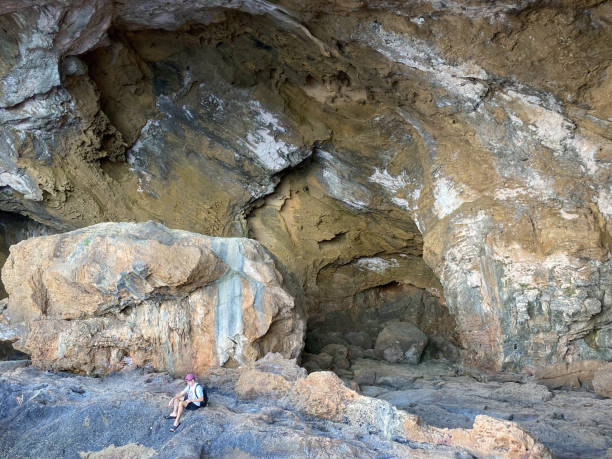 istock Gigantic Cave with an Opening to the Mediterranean Sea 2155058743