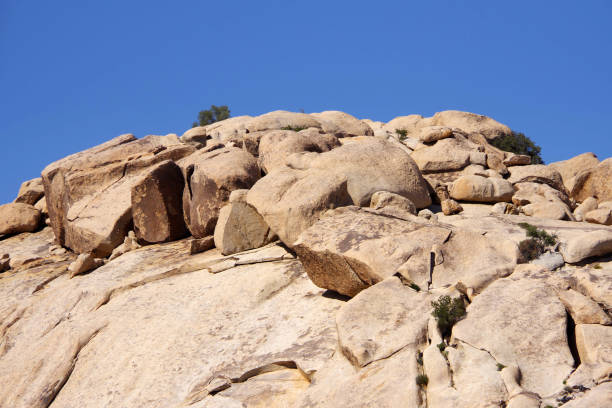 Desert mountain boulders landscape in the Joshua Tree National Park