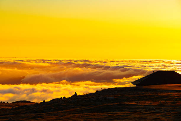 istock Clouds above mountain. Serra da Estrela in Portugal. 2155060782