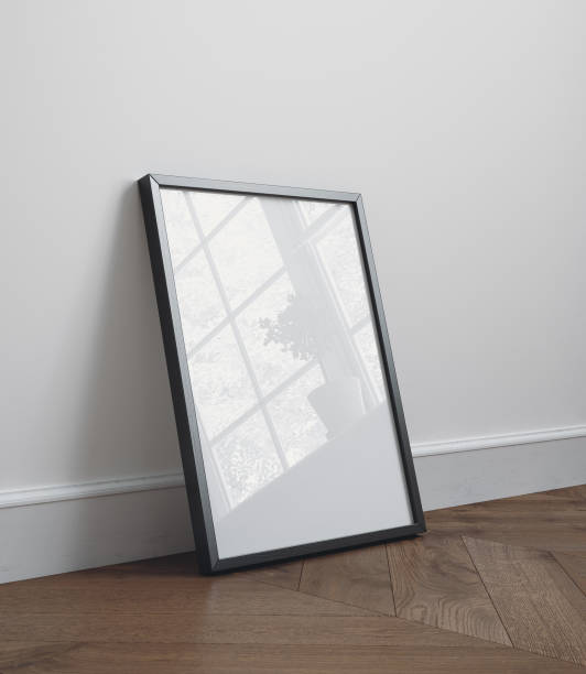 istock Contemporary neutral colors minimalist interior, home mockup 2155066014