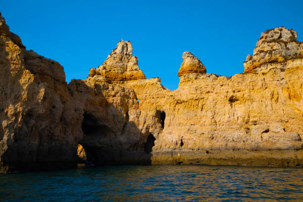 istock Rocky beach Lagos Portugal 2155080956