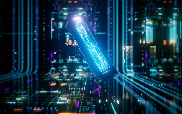 istock Solid State Battery Lithium  for EV Electric Vehicle, new research and development batteries with solid electrolyte energy storage for automotive car industry, cathode 2155090823
