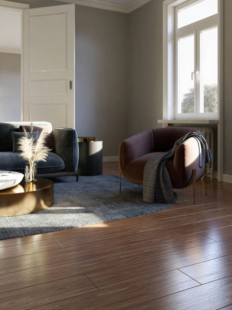 istock Large luxury modern bright interiors Living room mockup illustration 3D rendering image 2155092701