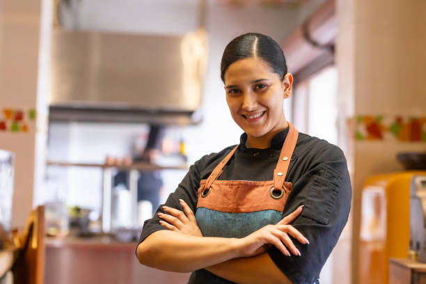 istock Portrait of a waitress 2155094407