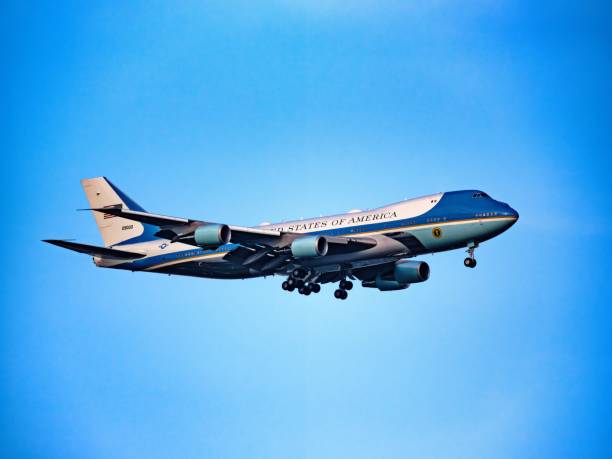 istock Air Force One Landing in Dallas-Fort Worth 2155094759