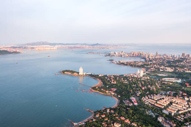 istock Qingdao city building 2155095546