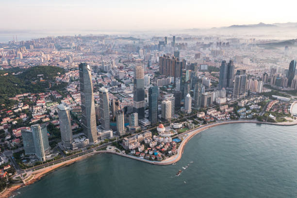 istock Qingdao city building 2155095586