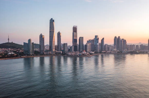 istock Qingdao city building 2155095755