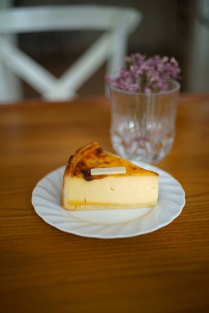 istock slice of cheese cake on the wooden table 2155097705