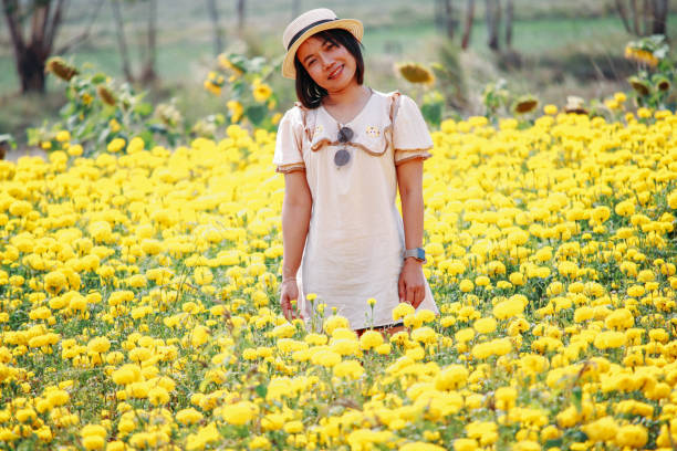 Cute Woman in Garden