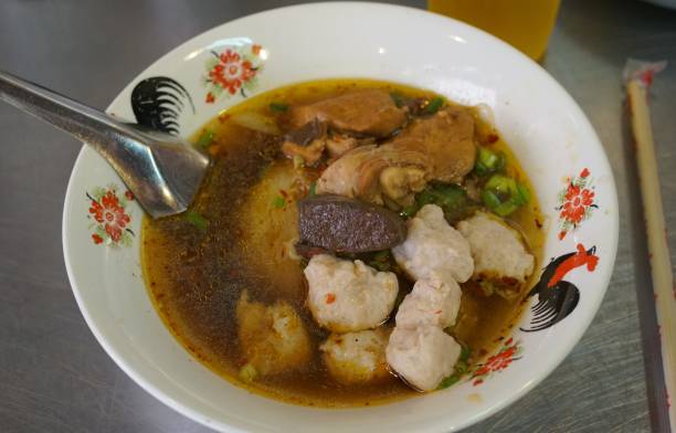 istock Stewed Chicken and Pork Noodles 2155098888