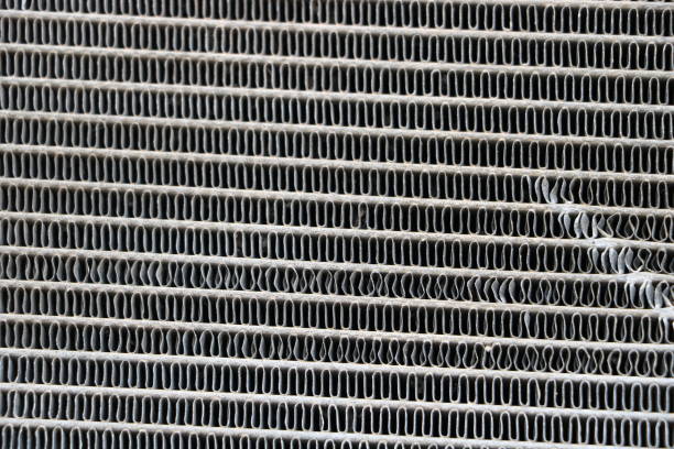 istock Texture of the old engine cooling radiator 2155100033