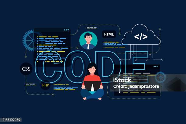 Website App Design Development Technology Software Code Programming Ui ...
