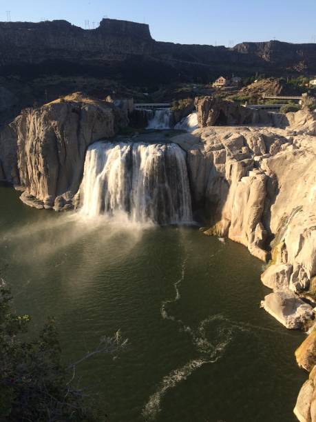 istock Tranquil Shoshone Falls Waterfall on the Snake River in Twin Falls, Idaho 2155104586
